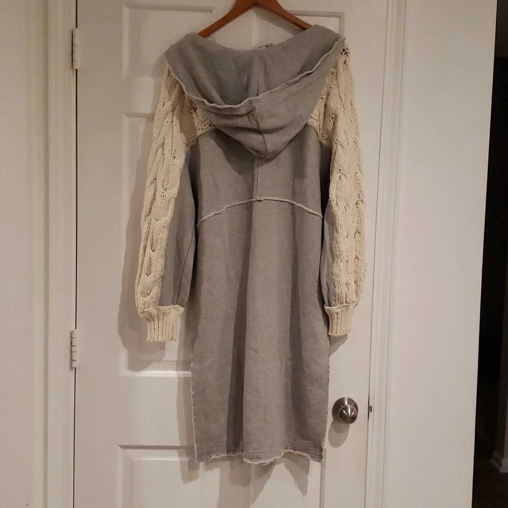 NWT! Free People Maxi Hoodie XS - Picture 4 of 9